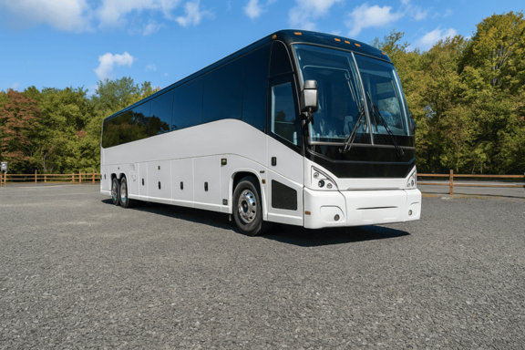Charter Bus Rental Shoreline 56 Passenger Charter Bus